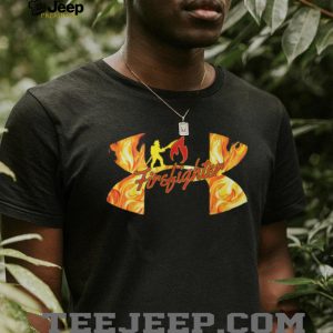 Firefighter Flames Graphic Duty & Honor Athletic T Shirt Firefighter Flames Graphic Duty & Honor Athletic T Shirt