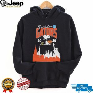 Florida Gators Snoopy 2026 NCAA New York City Skyline T shirt Florida Gators Snoopy 2026 NCAA New York City Skyline T shirt