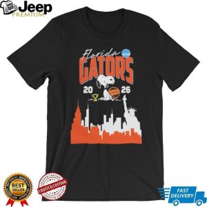 Florida Gators Snoopy 2026 NCAA New York City Skyline T shirt