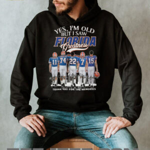 Florida Greatness Thank You For The Memories Legends Signatures Shirt