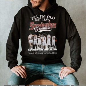 Florida State Seminoles Basketball Greatness Legend Signatures Memories T Shirt