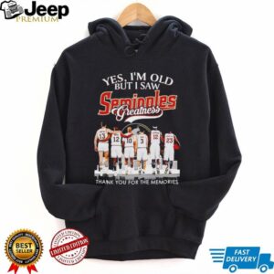 Florida State Seminoles Basketball Legends Thank You For The Memories T Shirt Florida State Seminoles Basketball Legends Thank You For The Memories T Shirt
