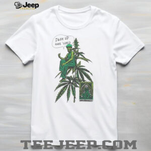 Free Up The Weed Rastafarian Marijuana Plant Graphic T Shirt