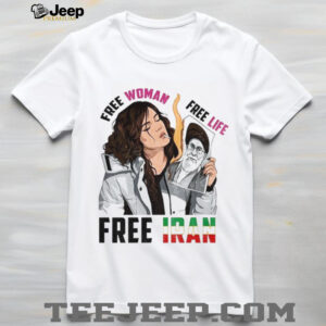 Free Woman Free Life Iranian Protest Support Graphic T Shirt