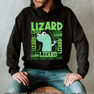 Funny Green Lizard Reptile Lover Typography T Shirt