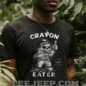 Funny Marine Crayon Eater Skull Military Humor T Shirt