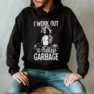 Funny Muscle Raccoon Gym T Shirt I Work Out So I Can Eat Garbage Funny Muscle Raccoon Gym T Shirt I Work Out So I Can Eat Garbage
