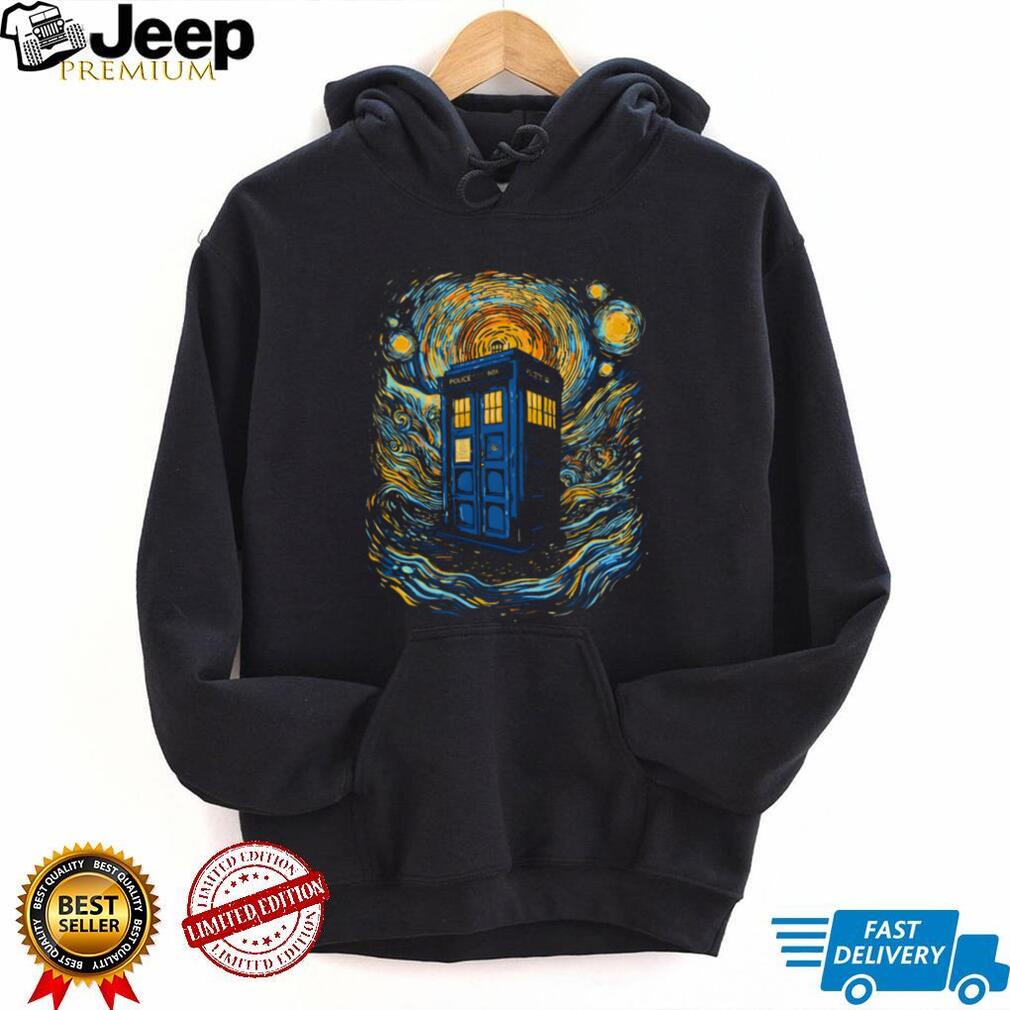 Doctor Who TARDIS Starry Night Van Gogh Mashup Sci Fi T Shirt Doctor Who TARDIS Starry Night Van Gogh Mashup Sci Fi T Shirt
