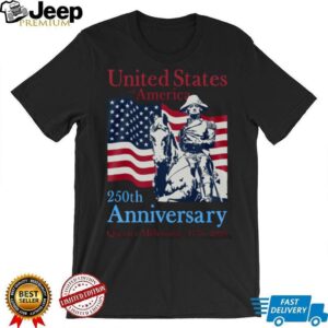 George Washington 250th Anniversary Quarter Millennial Patriot T shirt
