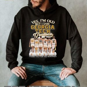 Georgia Tech Greatness Basketball Legends “Thank You For The Memories” T shirt