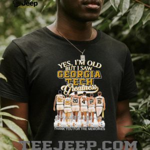 Georgia Tech Greatness Basketball Legends “Thank You For The Memories” T shirt