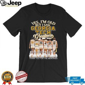 Georgia Tech Greatness Basketball Legends “Thank You For The Memories” T shirt