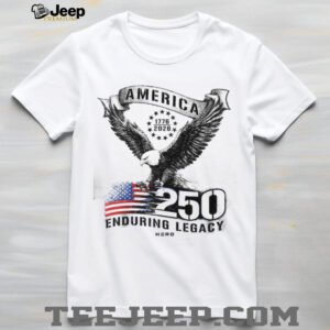 America 250th Anniversary Semiquincentennial Eagle T Shirt Enduring Legacy