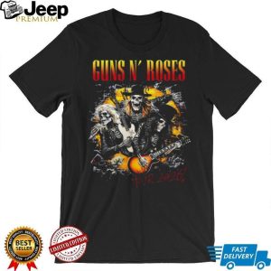 Guns N' Roses Tour 2026 Skeleton Band Members Graphic T Shirt