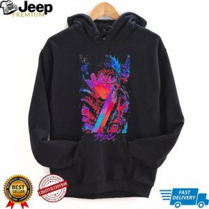 Guts Berserk Anime Neon Aesthetic Graphic Print Black T Shirt Guts Berserk Anime Neon Aesthetic Graphic Print Black T Shirt