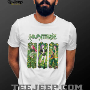 HUNTRX Anime Girls St. Patrick’s Day Green Clover Aesthetic T Shirt HUNTRX Anime Girls St. Patrick’s Day Green Clover Aesthetic T Shirt