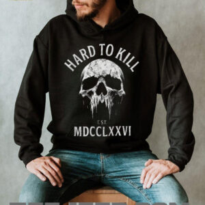 Hard To Kill Skull Graphic T Shirt Est. 1776 Patriotic Gym Apparel