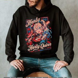 Harley Quinn Anime Style “Harly Quinn” Bat Graphic Character T Shirt
