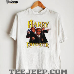 Harry Deporter Donald Trump Wizard Parody White T shirt Harry Deporter Donald Trump Wizard Parody White T shirt