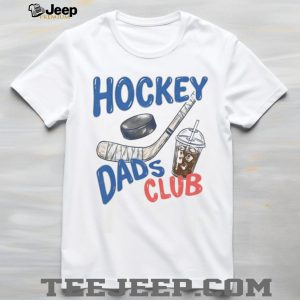 Hockey Dads Club Iced Coffee & Sports Graphic Cream T Shirt