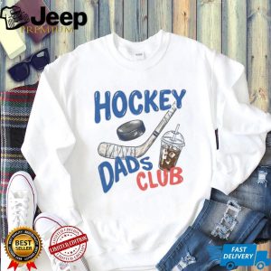 Hockey Dads Club Iced Coffee & Sports Graphic Cream T Shirt