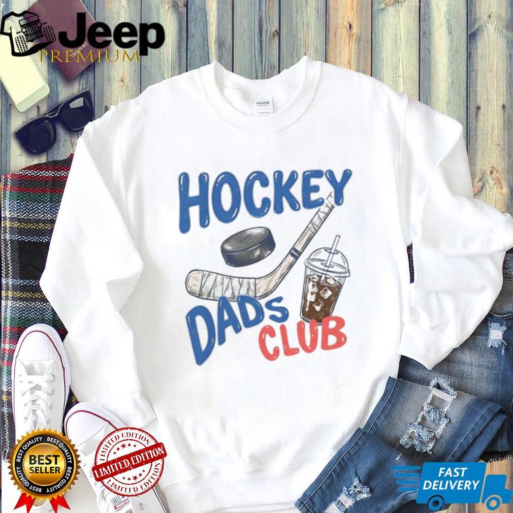 Hockey Dads Club Iced Coffee & Sports Graphic Cream T Shirt Hockey Dads Club Iced Coffee & Sports Graphic Cream T Shirt