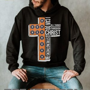 Houston Astros Faith Cross Shirt I Can Do All Things Through Christ