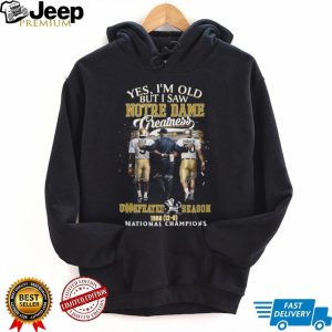 I Saw Notre Dame Greatness 1988 Undefeated National Champions T Shirt I Saw Notre Dame Greatness 1988 Undefeated National Champions T Shirt