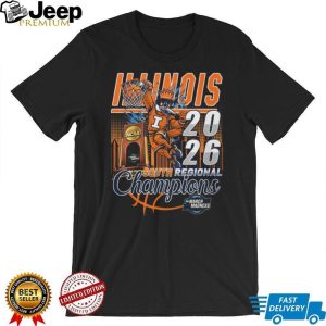 Illinois Fighting Illini 2026 South Regional Champions March Madness T Shirt Illinois Fighting Illini 2026 South Regional Champions March Madness T Shirt