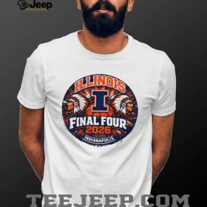Illinois Fighting Illini Men’s Basketball Final Four 2026 Indianapolis T Shirt Illinois Fighting Illini Men’s Basketball Final Four 2026 Indianapolis T Shirt