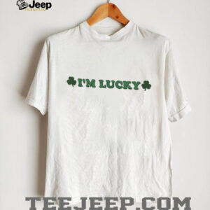 I’m Lucky Shamrock St. Patrick's Day Clover White T Shirt