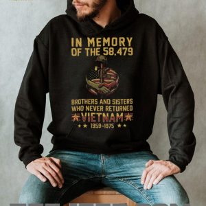In Memory Of The 58479 Brothers Who Never Returned Vietnam T Shirt In Memory Of The 58479 Brothers Who Never Returned Vietnam T Shirt