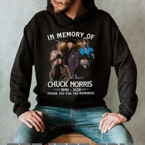 In Memory of Chuck Norris 1940 2026 Thank You For The Memories Tribute T Shirt In Memory of Chuck Norris 1940 2026 Thank You For The Memories Tribute T Shirt