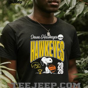 Iowa Hawkeyes Snoopy 2026 NCAA Basketball Fan T shirt