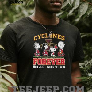 Iowa State Cyclones Forever Peanuts Walking Gang T Shirt Iowa State Cyclones Forever Peanuts Walking Gang T Shirt