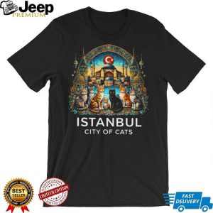 Istanbul City of Cats Artistic Hagia Sophia Landmark T Shirt Istanbul City of Cats Artistic Hagia Sophia Landmark T Shirt