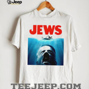 Jaws Parody Jews Hitler Movie Poster Satire T Shirt