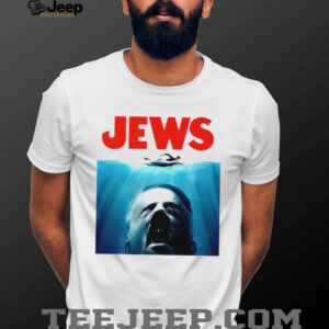 Jaws Parody Jews Hitler Movie Poster Satire T Shirt