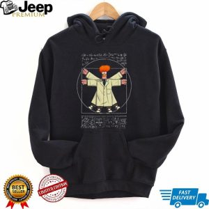 Beaker Muppets Vitruvian Man Science Math Physics Parody T Shirt