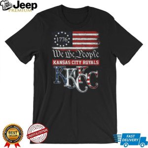 Kansas City Royals We The People 1776 Patriotic American Flag T Shirt