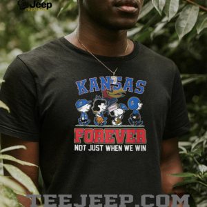 Kansas Jayhawks Forever Snoopy Peanuts Gang Loyalty T Shirt Kansas Jayhawks Forever Snoopy Peanuts Gang Loyalty T Shirt