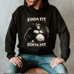 Kinda Fit Sorta Fat Gorilla Protein Shaker Gym T Shirt Kinda Fit Sorta Fat Gorilla Protein Shaker Gym T Shirt