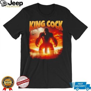 King Cock Gorilla Kaiju Sunset Parody Movie Poster T Shirt King Cock Gorilla Kaiju Sunset Parody Movie Poster T Shirt