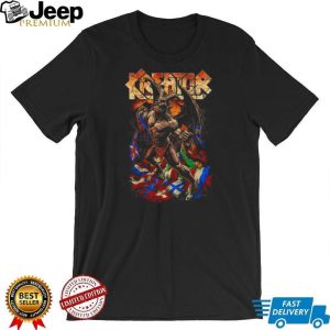 Kreator Band Winged Demon International Flags Metal T Shirt Kreator Band Winged Demon International Flags Metal T Shirt