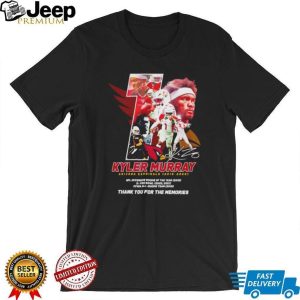 Kyler Murray Arizona Cardinals Thank You For The Memories T Shirt Kyler Murray Arizona Cardinals Thank You For The Memories T Shirt