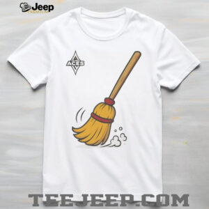 Las Vegas Aces WNBA Basketball Broom Sweep Graphic T Shirt
