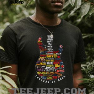 Legends of Rock Guitar Collage Heavy Metal & Classic Rock Band T Shirt Legends of Rock Guitar Collage Heavy Metal & Classic Rock Band T Shirt