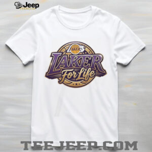 Los Angeles Lakers For Life Vintage Logo Basketball Fan T Shirt