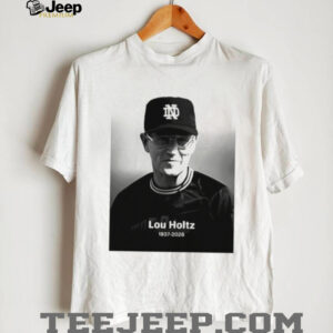 Lou Holtz 1937 2026 Notre Dame Tribute Memorial Graphic T Shirt