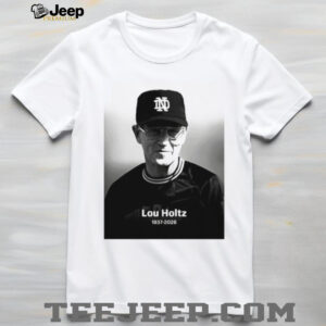 Lou Holtz 1937 2026 Notre Dame Tribute Memorial Graphic T Shirt